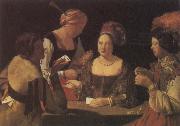 Georges de La Tour The Card-Sharp with the Ace of Diamonds oil painting picture wholesale